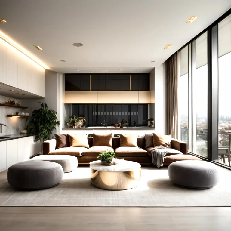 Building exterior at sunset